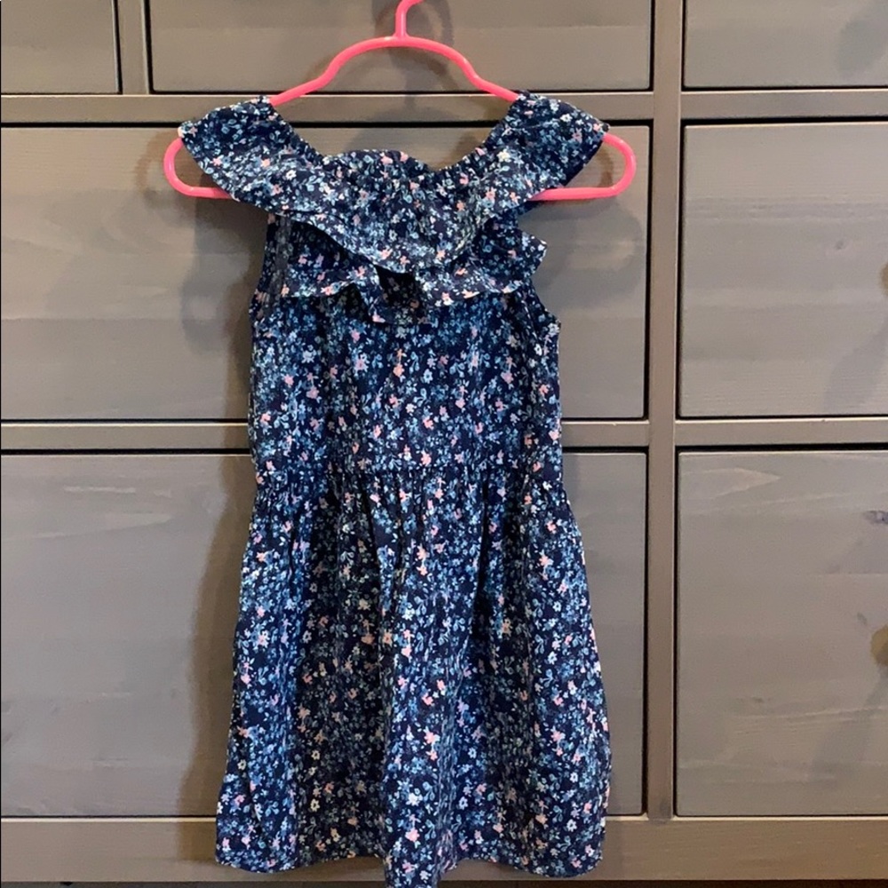 Carter’s 3T dress, blue white and pink floral